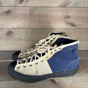 EB super gratton womens size 8 climbing shoes vintage blue athletic bouldering